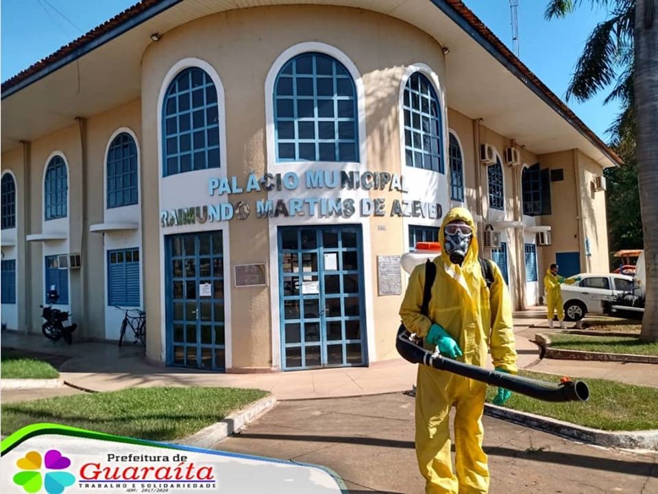 Desinfecção na cidade